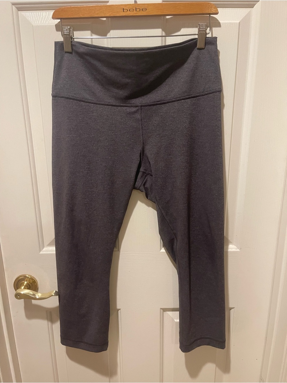 lululemon athletica Dark Gray Cropped High-Rise Leggings